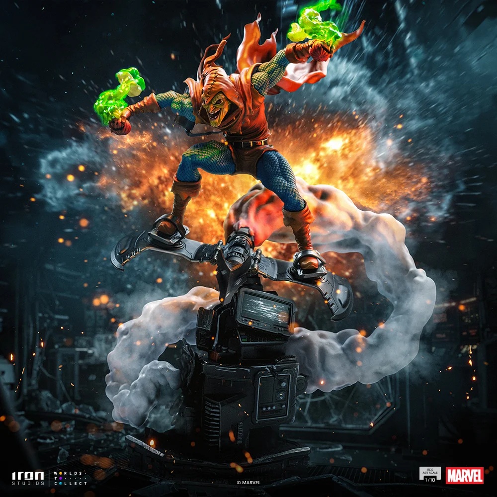 Pre-Order Iron Studios Marvel Spider-Man vs Villains Battle Diorama Series Hobgoblin Statue